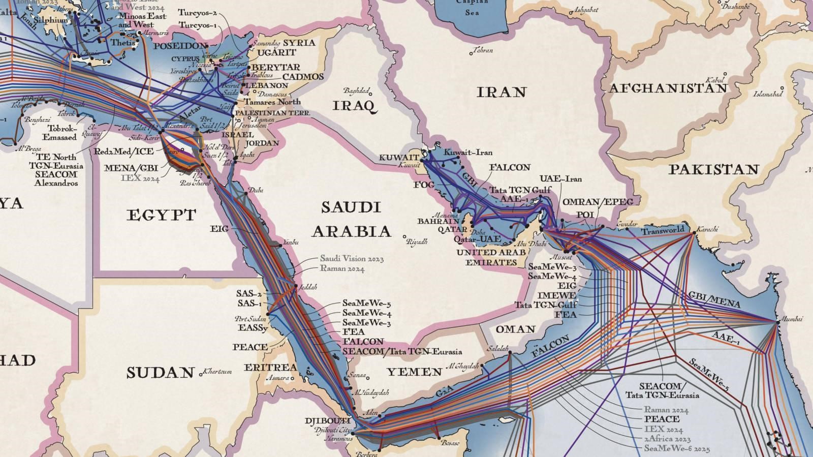  Undersea Chokepoints The Red Sea Cable Disruptions