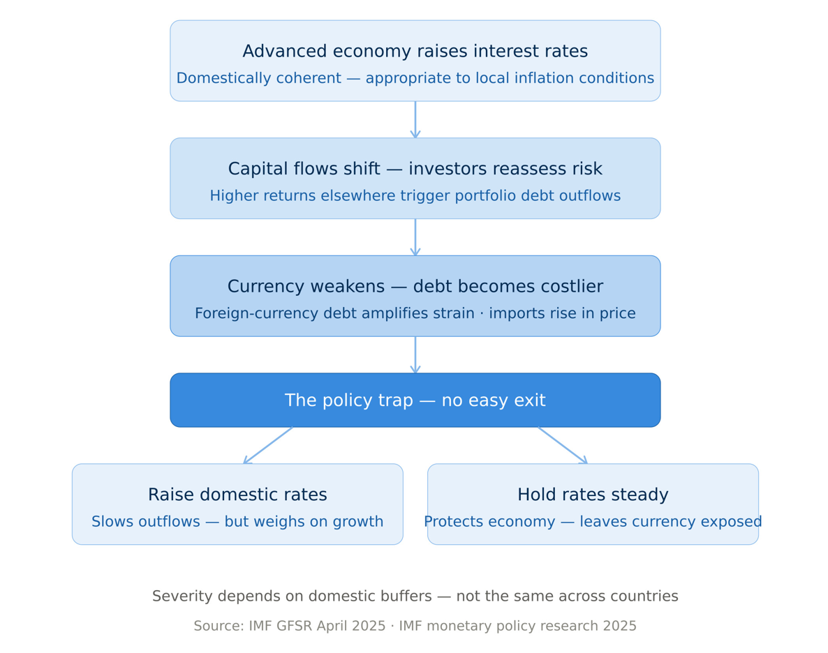 The Unequal Cost Of Global Monetary Policy Tightening