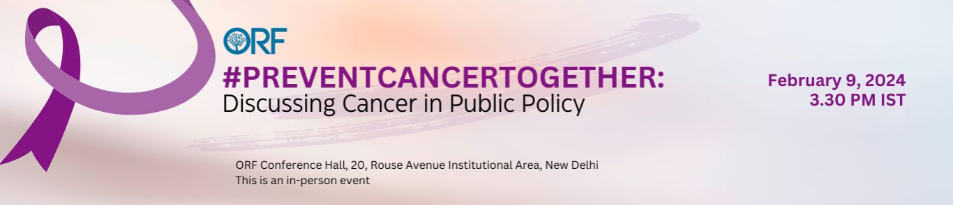 #PreventCancerTogether: Discussing Cancer in Public Policy