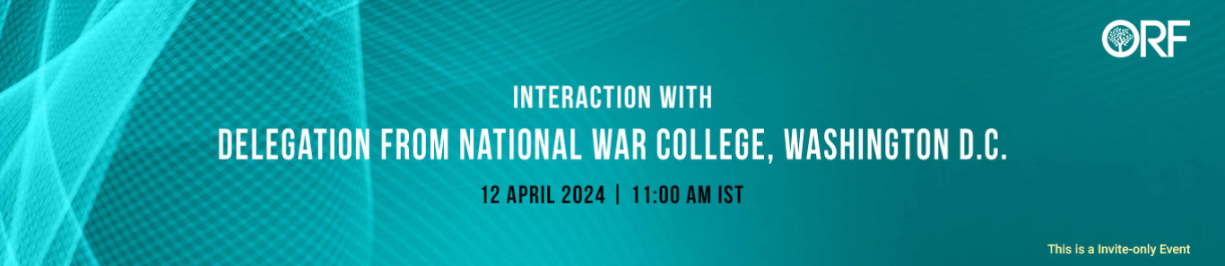Interaction with delegation from National War College, Washington D.C.