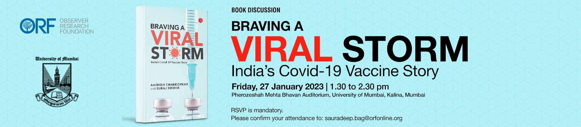 Book Discussion | Braving A Viral Storm: India’s Covid-19 Vaccine Story