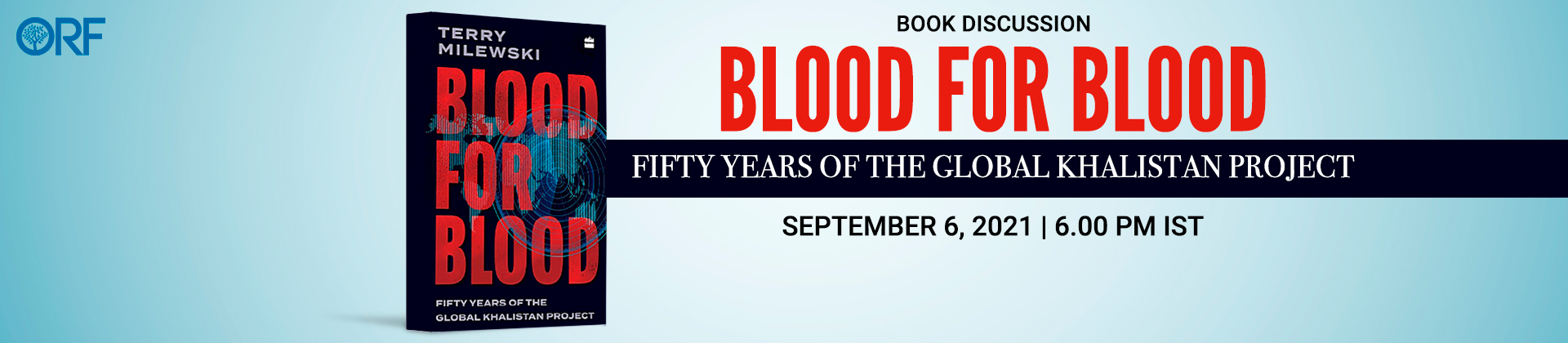 Book Discussion | Blood for Blood: Fifty Years of the Global Khalistan Project