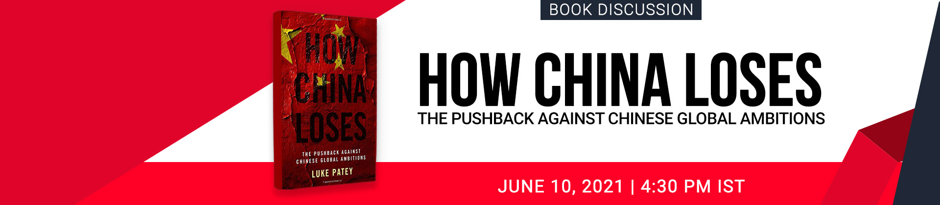Book Discussion | How China Loses: The Pushback Against Chinese Global Ambitions