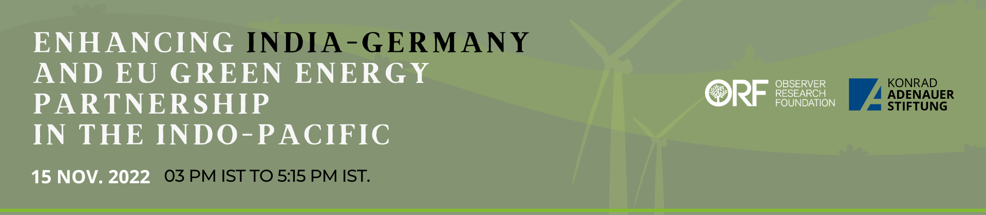 Enhancing India-Germany and EU Green Energy Partnership in the Indo-Pacific