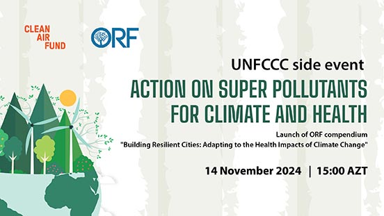UNFCCC side event on Action on super pollutants for climate and health