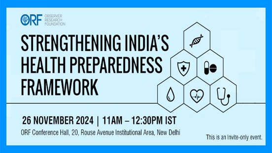 Strengthening India’s Health Preparedness Framework