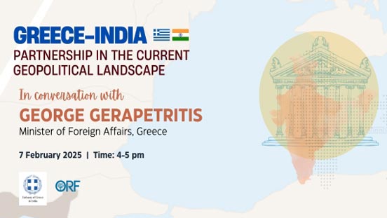 GREECE-INDIA PARTNERSHIP IN THE CURRENT GEOPOLITICAL LANDSCAPE