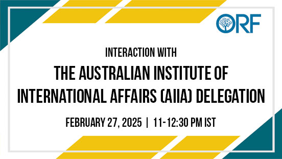 Interaction with the Australian Institute of International Affairs (AIIA) Delegation
