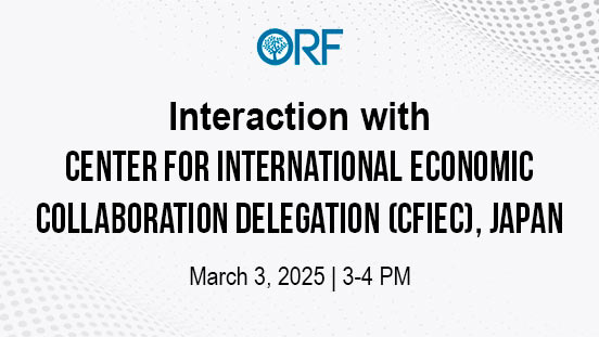 Interaction with Center for International Economic Collaboration Delegation (CFIEC), Japan