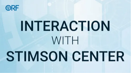 Interaction with Stimson Center