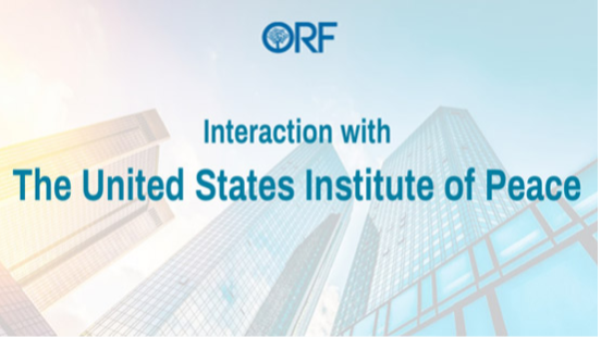 Interaction with the United States Institute of Peace
