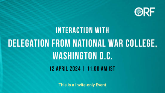 Interaction with delegation from National War College, Washington D.C.  