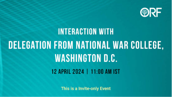 Interaction with delegation from National War College, Washington D.C.