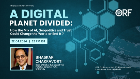 Digital Planet Divided: How the Mix of AI, Geopolitics and Trust Could Change the World or End It" ?'  