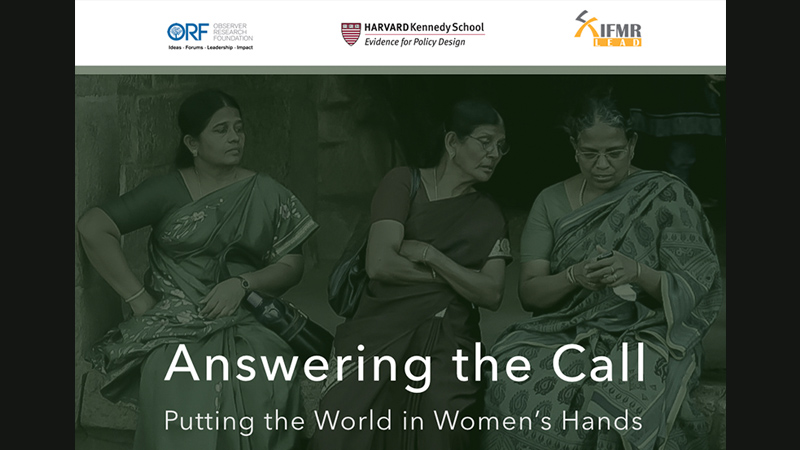 Answering the call: Putting the world in women’s hands