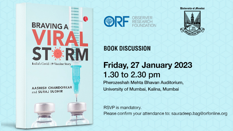 Book Discussion | Braving A Viral Storm: India’s Covid-19 Vaccine Story