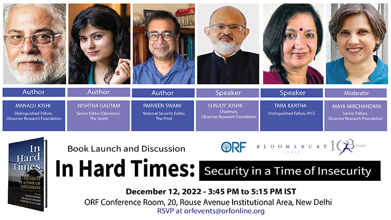 Book Launch and Discussion | In Hard Times: Security in a Time of Insecurity