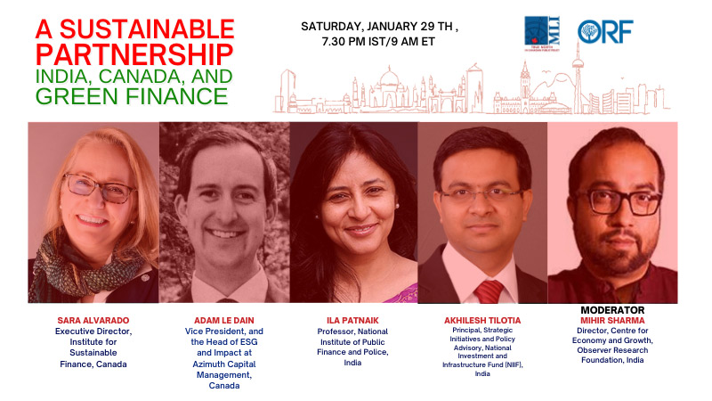A Sustainable Partnership: India, Canada, and Green Finance