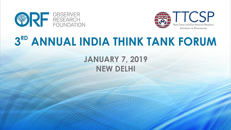 3rd India Think Tank Forum