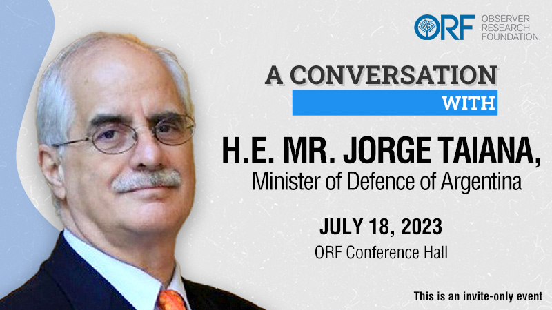 A Conversation with H.E. Mr. Jorge Taiana, Minister of Defence of Argentina