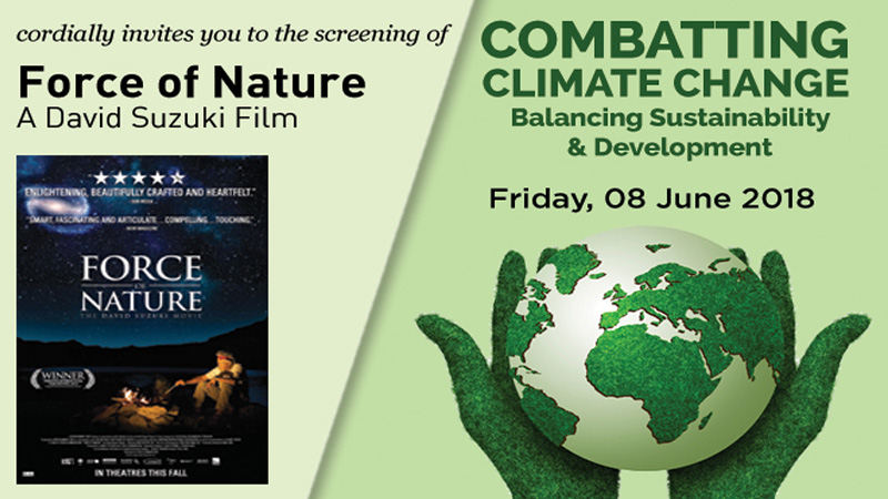 Movie Screening and Panel Discussion on Combatting Climate Change