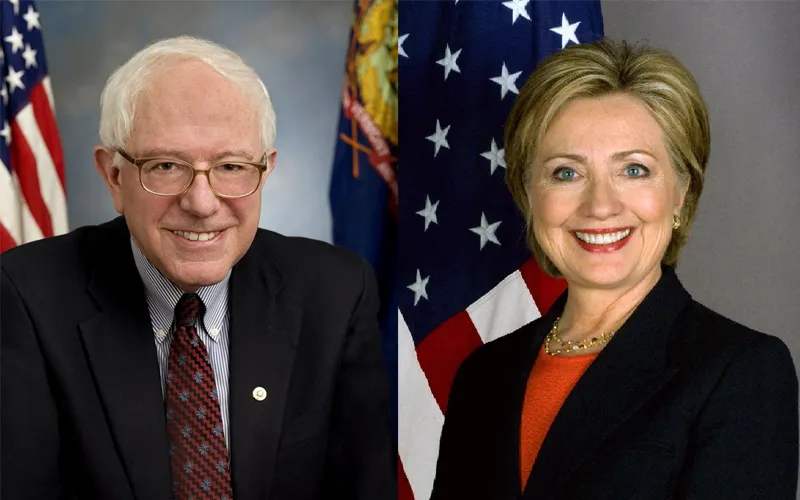 Where do the two leading Democratic Party nominees stand on issues?