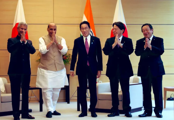 भारत आणि जपान २+२ मंत्रीस्तरीय संवाद