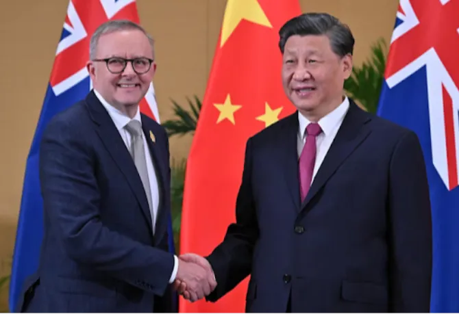 ऑस्ट्रेलिया-चीन बदलती समीकरणे
