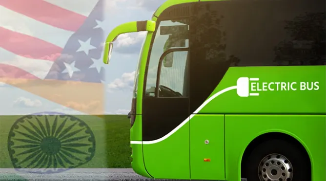 भारत अमेरिका सहकार्य : इलेक्ट्रिक बससाठी खाजगी-क्षेत्राची गरज
