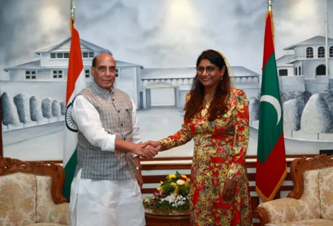 भारत-मालदीव यांच्यात संरक्षण सहकार्य