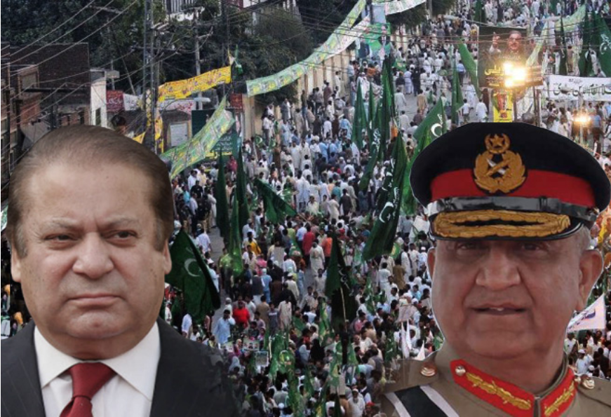 पाकिस्तान: पूर्व प्रधानमंत्री नवाज़ शरीफ़ ने कैसे पार की पाकिस्तानी सेना की ‘नियंत्रण रेखा’?