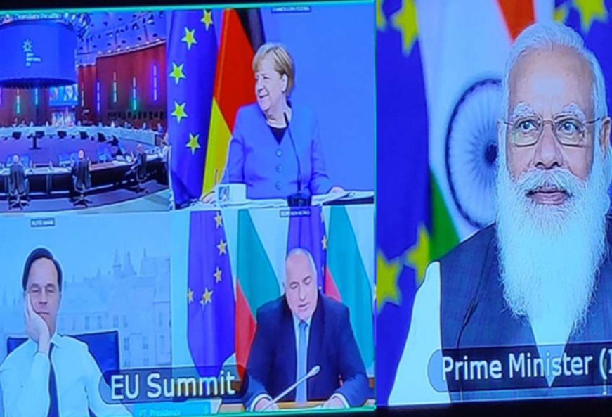 भारत–यूरोपीय संघ का शिखर सम्मेलन: हिंद–प्रशांत क्षेत्र के लिए दोनों पक्षों के प्रस्ताव में समानता लाने की कोशिश