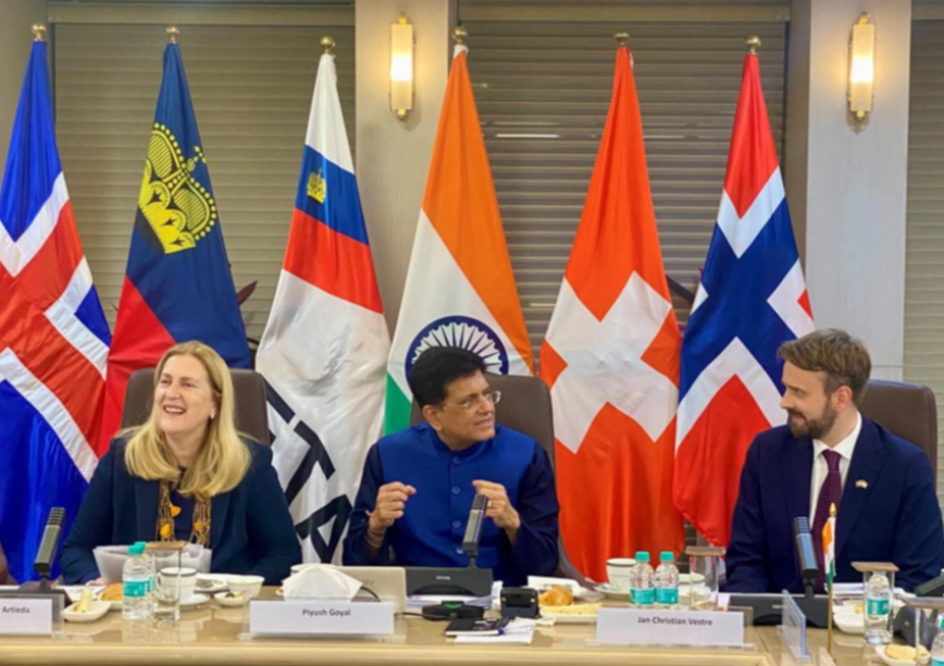 भारत आणि EFTA यांच्यातील व्यापार आणि आर्थिक भागीदारी करार