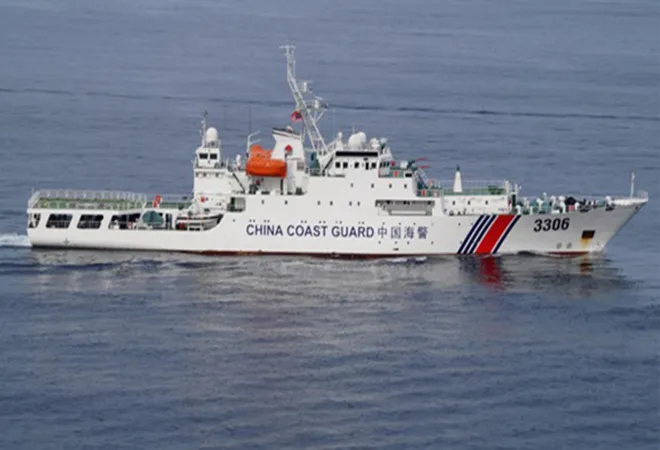 China builds new coast guard ships