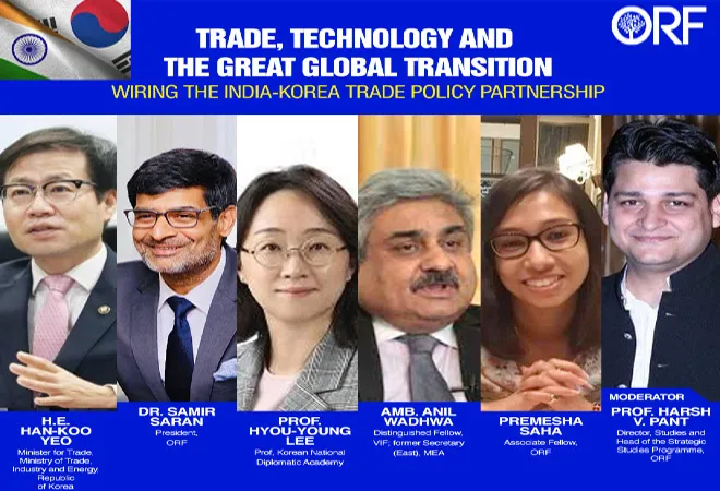 Trade, Technology, and the Great Global Transition: Wiring the India-Korea Trade Policy Partnership