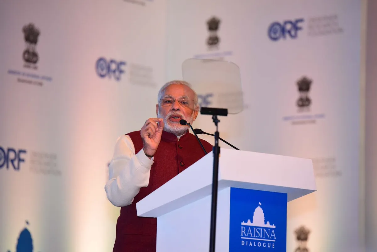 Text of the Inaugural Address by PM Modi at Second Raisina Dialogue