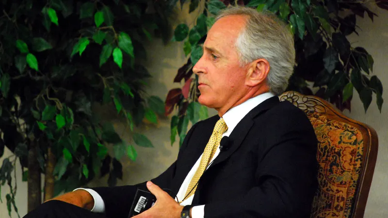 Sen corker and his glass house