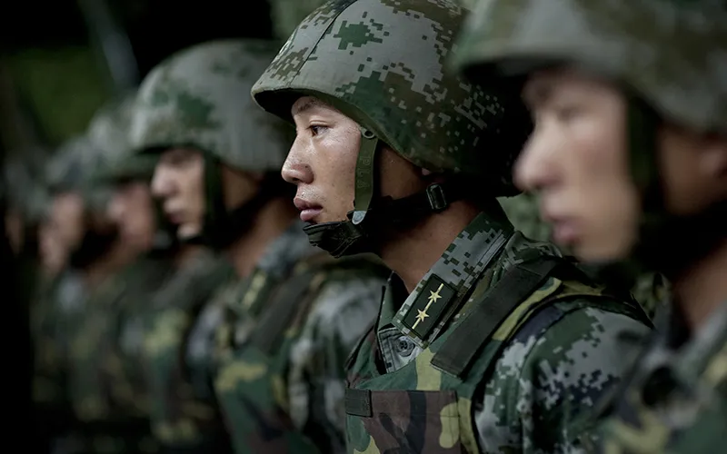 Tightening the PLA military belt   