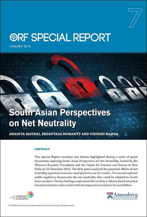 South Asian Perspectives on Net Neutrality  