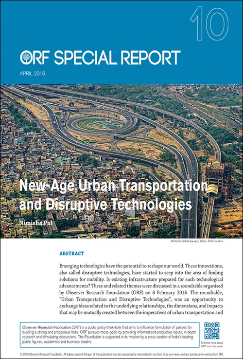 New–Age Urban Transportation and Disruptive Technologies