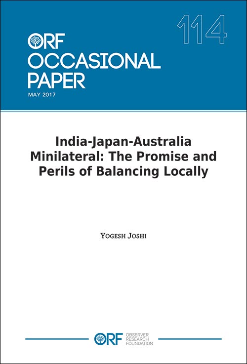 India-Japan-Australia minilateral: The promise and perils of balancing locally  