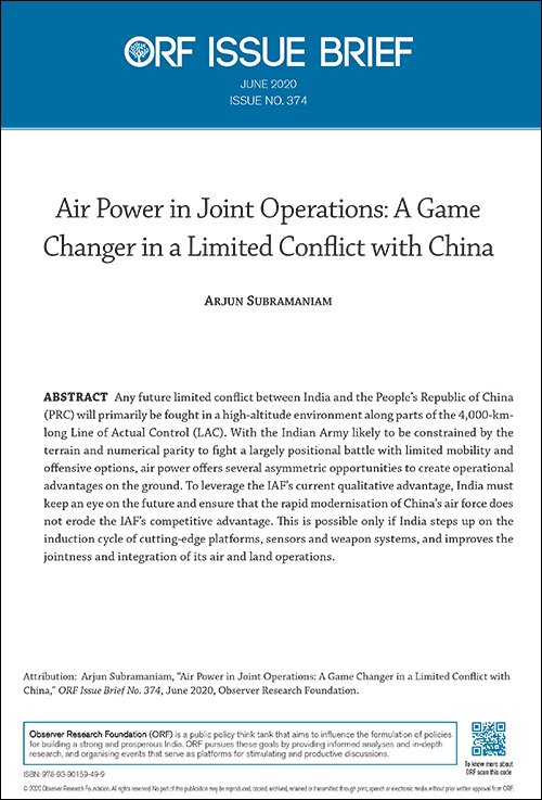 Air Power in Joint Operations: A Game Changer in a Limited Conflict with China