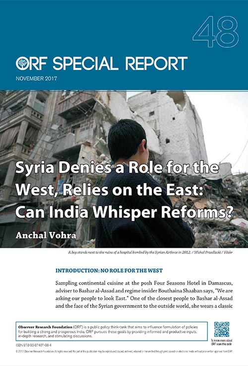 Syria denies a role for the west, relies on the east: Can India whisper reforms?  