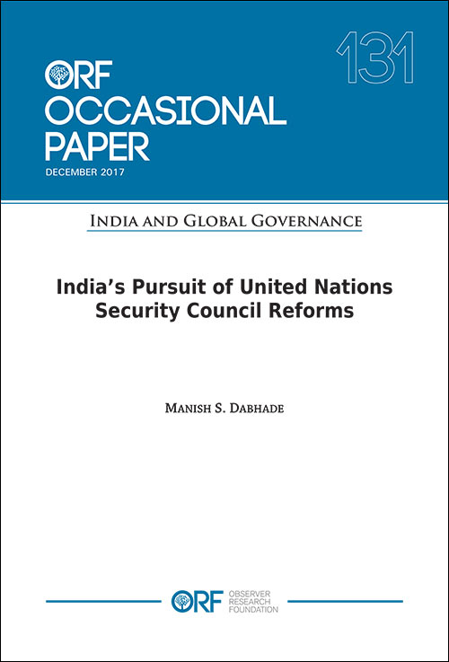 India’s pursuit of United Nations Security Council reforms