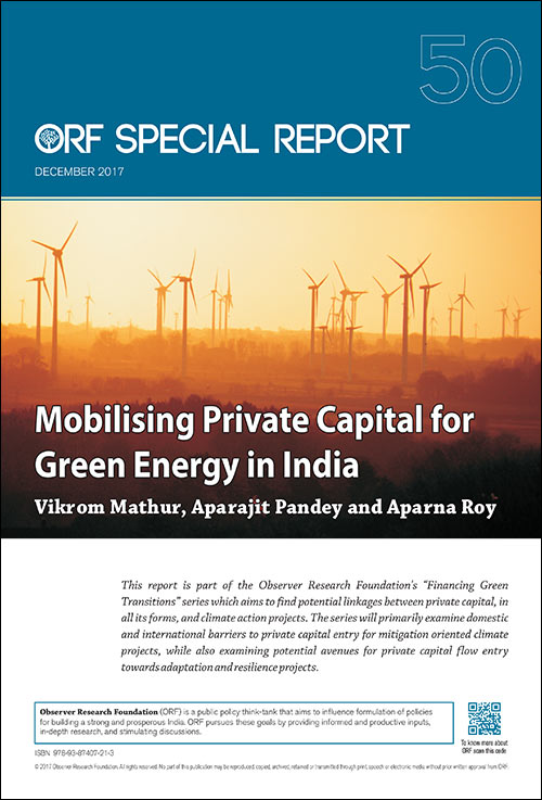 Mobilising private capital for green energy in India  