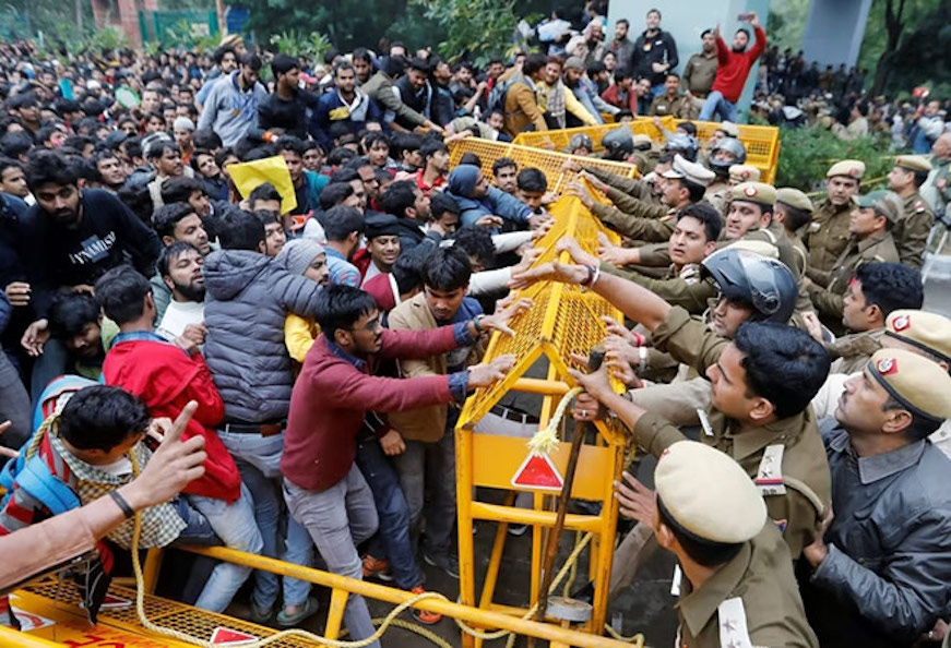Cities as centres of mass protests