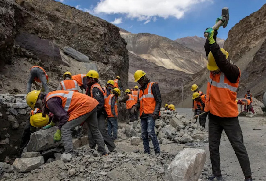 China’s shadow in India’s border infrastructure push  