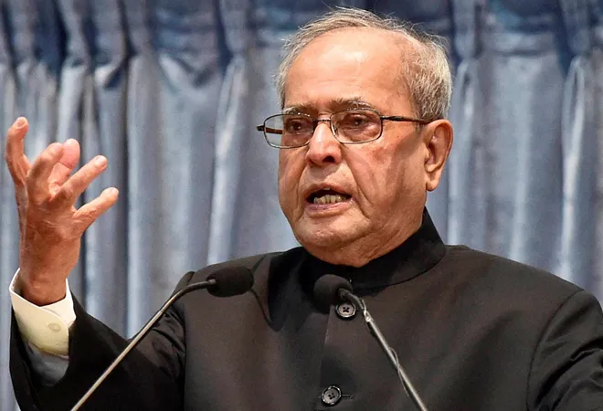 Pranab da mimics Atal ji  