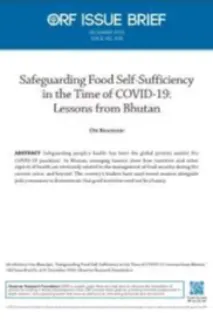 Safeguarding Food Self-Sufficiency in the Time of COVID-19: Lessons from Bhutan