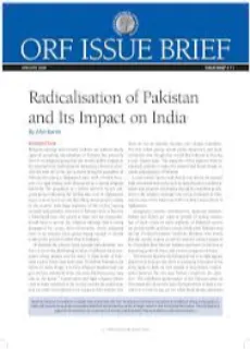 Radicalisation of Pakistan and Its Impact on India  